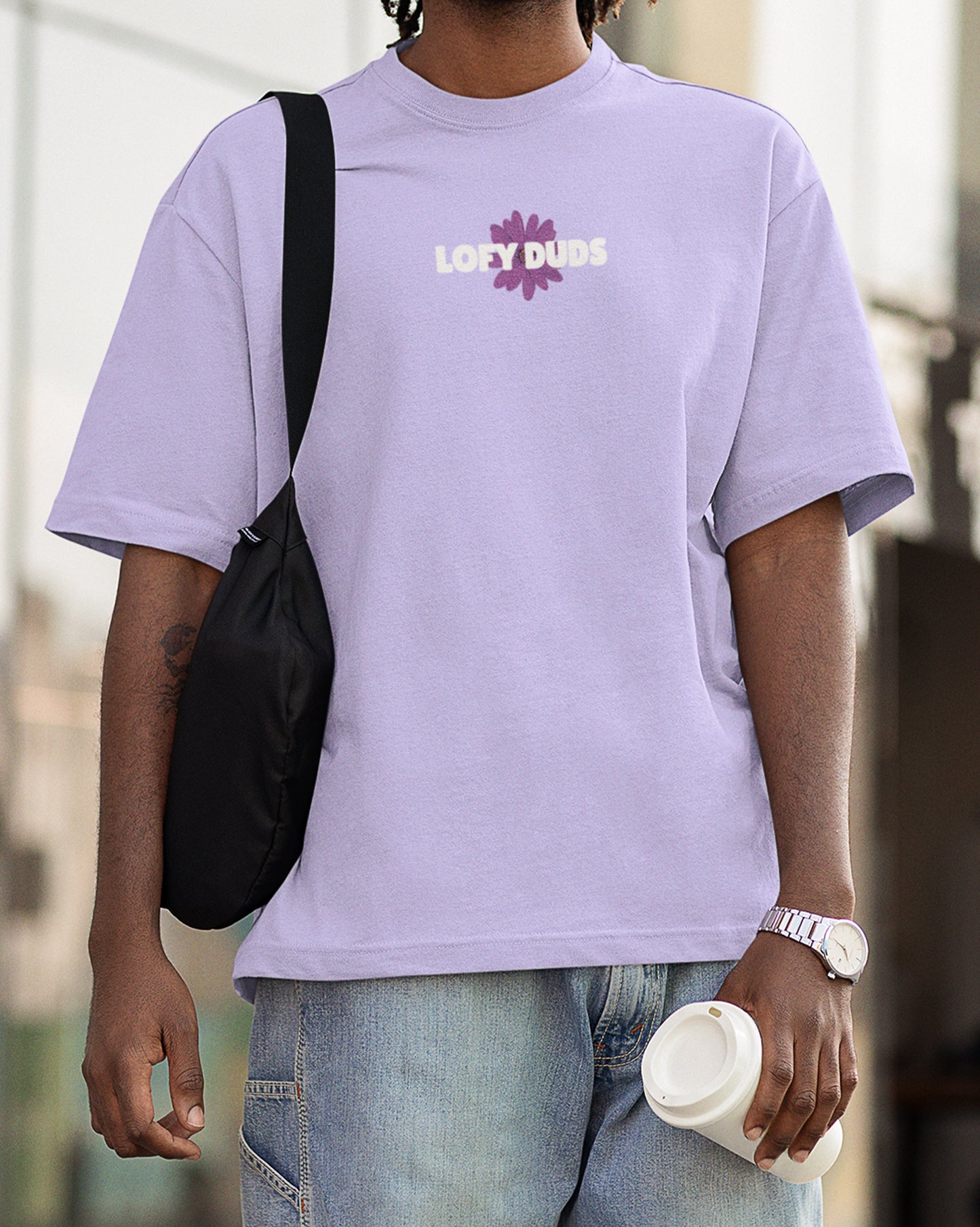 Lost in Peace-lavender T-shirt